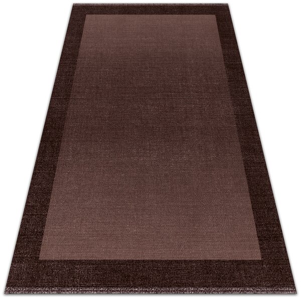 Módne vinylový koberec Módne vinylový koberec hnedá rám