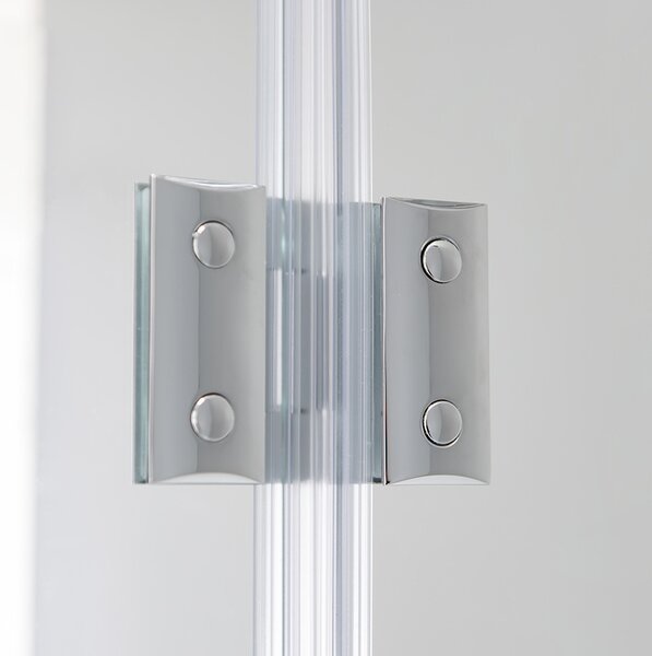 BPS-koupelny Štvrťkruhový sprchový kút KZ92 90x90 chróm/transparent - bez vaničky