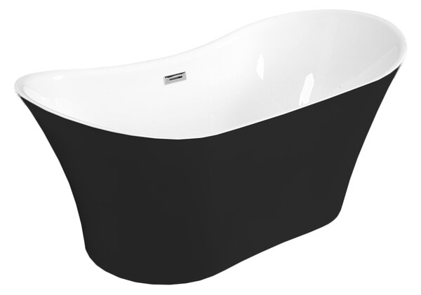 Besco Akrylátová voľne stojaca vaňa Amber BW Matt 170x80