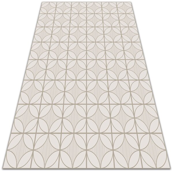 Vinylový koberec pre domácnosť Vinylový koberec pre domácnosť geometrické kolesá