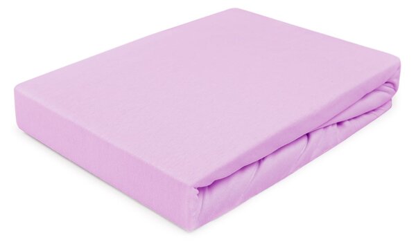 JERSEY PRESTIERADLO 016 90X200 CM SVETLOFIALOVÉ