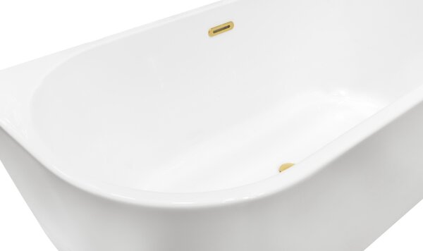 Besco Akrylátová voľne stojaca vaňa Vica NEW CC/SP 150x80 (160x80, 170x80), s prepadom