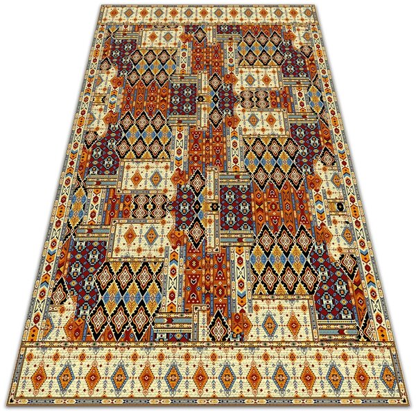 Záhradný koberec záhradný koberec geometrické patchwork