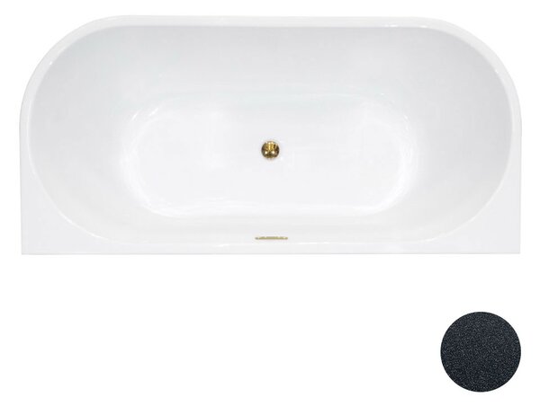 Besco Akrylátová voľne stojaca vaňa Vica NEW Glam G CC/SP 150x80 (160x80, 170x80), s prepadom