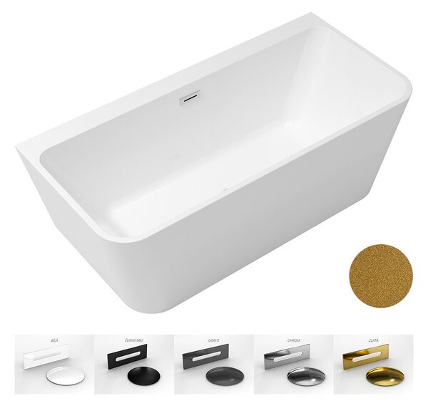 Besco Akrylátová voľne stojaca vaňa Varya Glam Z 150x75