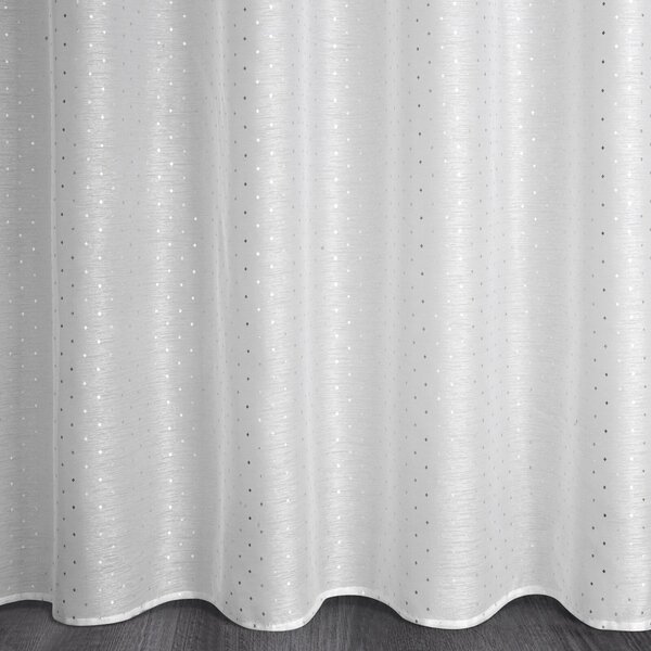 ZÁCLONA NA PÁSKE SIBEL 300X150 CM BIELA