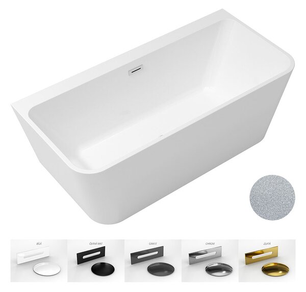 Besco Akrylátová voľne stojaca vaňa Varya Glam S 150x75