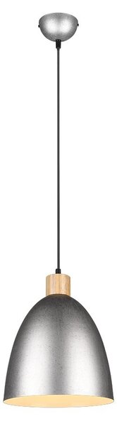 Trio R30681067 závesné stropné svietidlo Jagger 1x40W | E27 - nikel