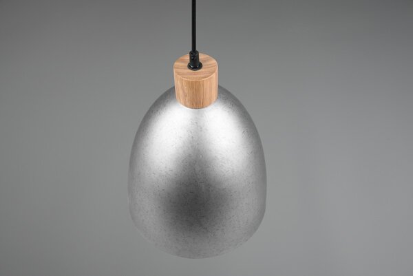 Trio R30681067 závesné stropné svietidlo Jagger 1x40W | E27 - nikel