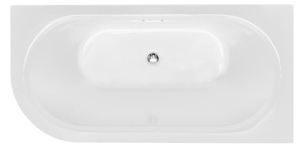 Besco Akrylátová voľne stojaca vaňa Avita A-Line BW Matt CC/SP 150x75 (160x75, 170x75), s prepadom