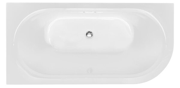 Besco Akrylátová voľne stojaca vaňa Avita A-Line BW Matt CC/SP 150x75 (160x75, 170x75), s prepadom