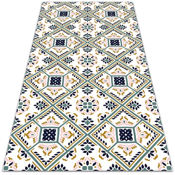 Vonkajšie záhradné koberec Vonkajšie záhradné koberec geometrický vzor