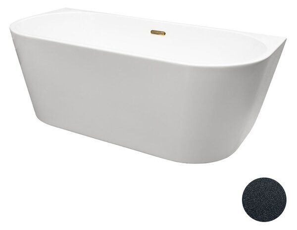Besco Akrylátová voľne stojaca vaňa Vica NEW Glam G CC/SP 150x80 (160x80, 170x80), s prepadom