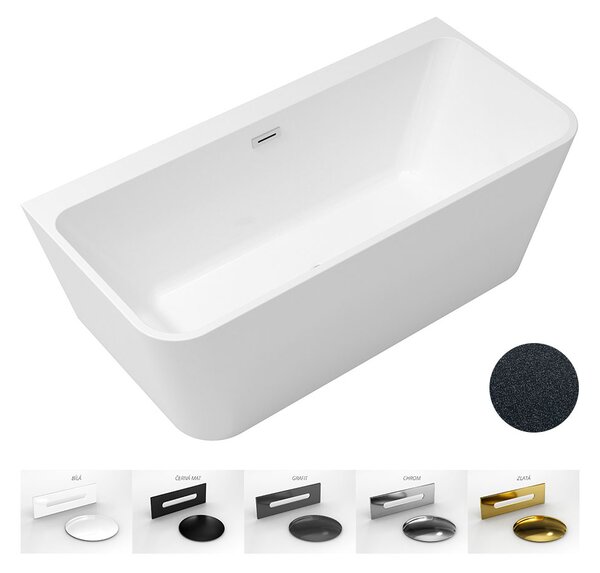 Besco Akrylátová voľne stojaca vaňa Varya Glam G 150x75