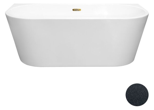 Besco Akrylátová voľne stojaca vaňa Vica NEW Glam G CC/SP 150x80 (160x80, 170x80), s prepadom