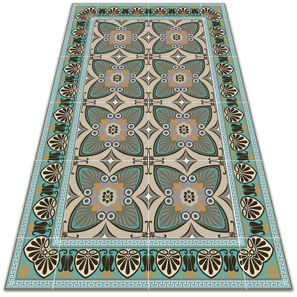 Terasový koberec terasový koberec Vzor pávích pier