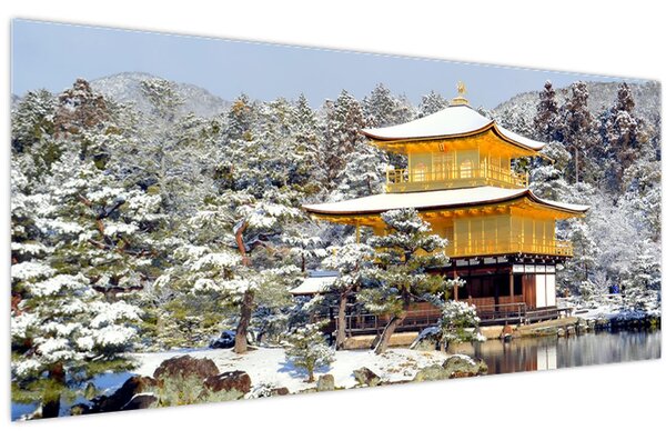 Obraz - Kinkakudži, Japonsko (120x50 cm)