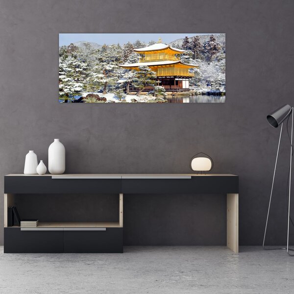 Obraz - Kinkakudži, Japonsko (120x50 cm)