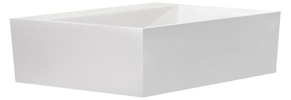 Besco Umývadlo na dosku z liateho mramoru Vera UM D 50x42x15 cm, bez otvoru pre batériu