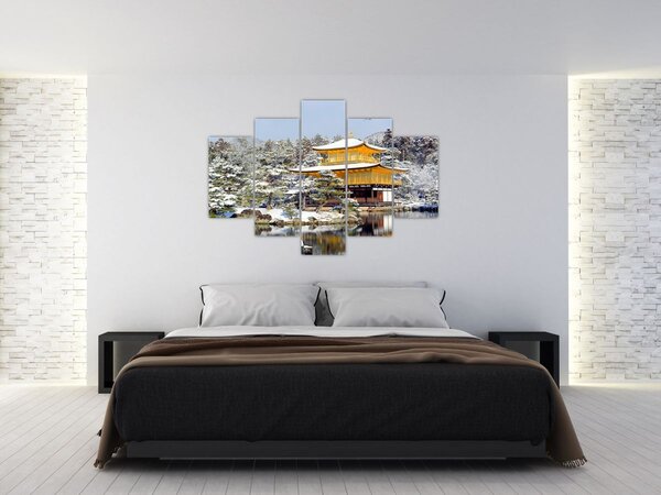 Obraz - Kinkakudži, Japonsko (150x105 cm)