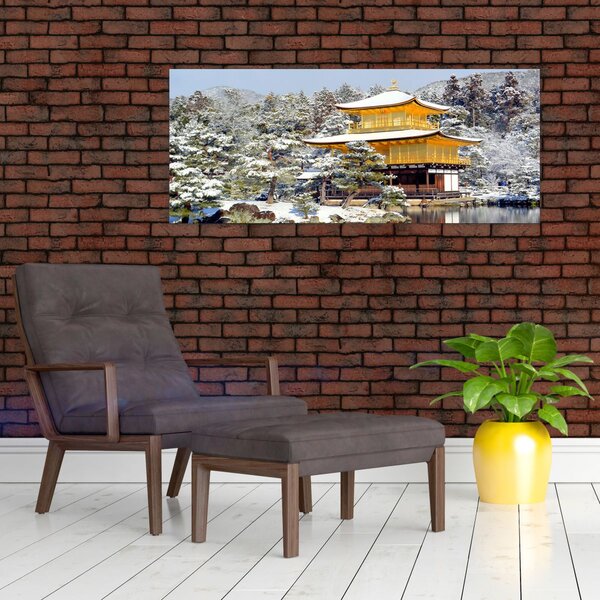 Obraz - Kinkakudži, Japonsko (120x50 cm)