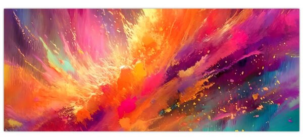 Obraz - Dynamická abstrakcia (120x50 cm)