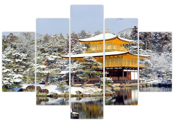 Obraz - Kinkakudži, Japonsko (150x105 cm)