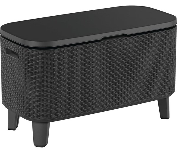 Plastový záhradný stolík so zásobníkom na ľad 83.5x40 cm Bevy – Keter