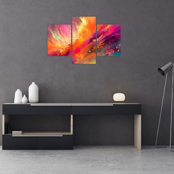 Obraz - Dynamická abstrakcia (90x60 cm)
