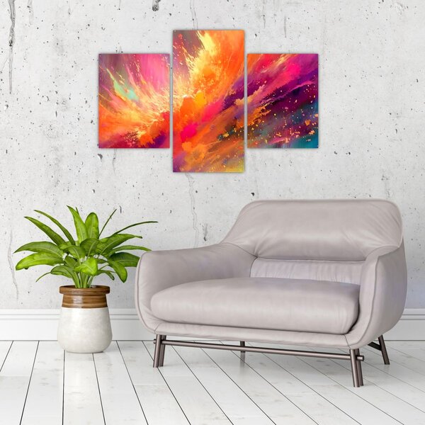 Obraz - Dynamická abstrakcia (90x60 cm)
