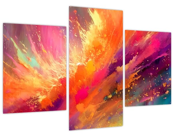 Obraz - Dynamická abstrakcia (90x60 cm)