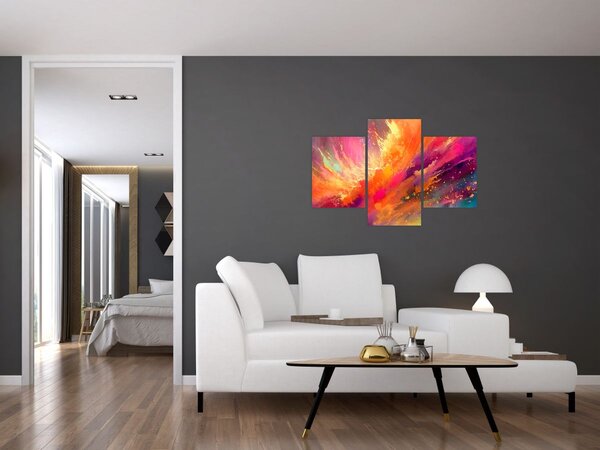 Obraz - Dynamická abstrakcia (90x60 cm)