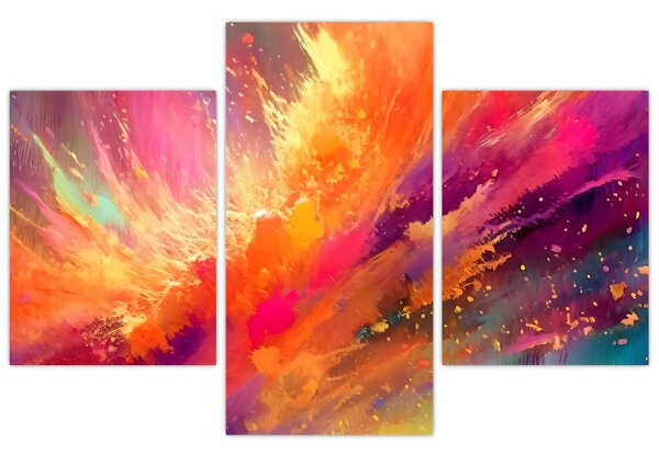 Obraz - Dynamická abstrakcia (90x60 cm)