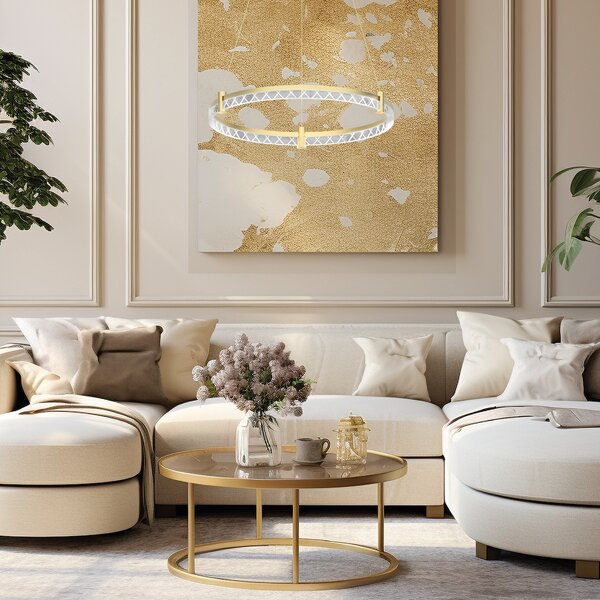 Závesné LED svietidlo Elegance, 1x LED 36w, 4000k, g