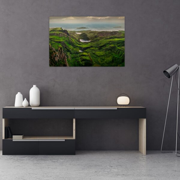 Obraz - Quiraing, Škótsko (90x60 cm)