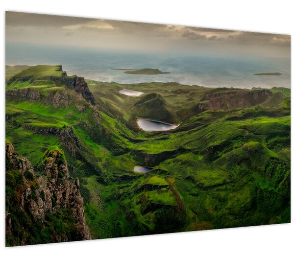 Obraz - Quiraing, Škótsko (90x60 cm)