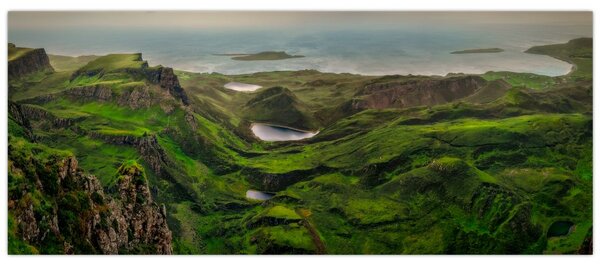 Obraz - Quiraing, Škótsko (120x50 cm)