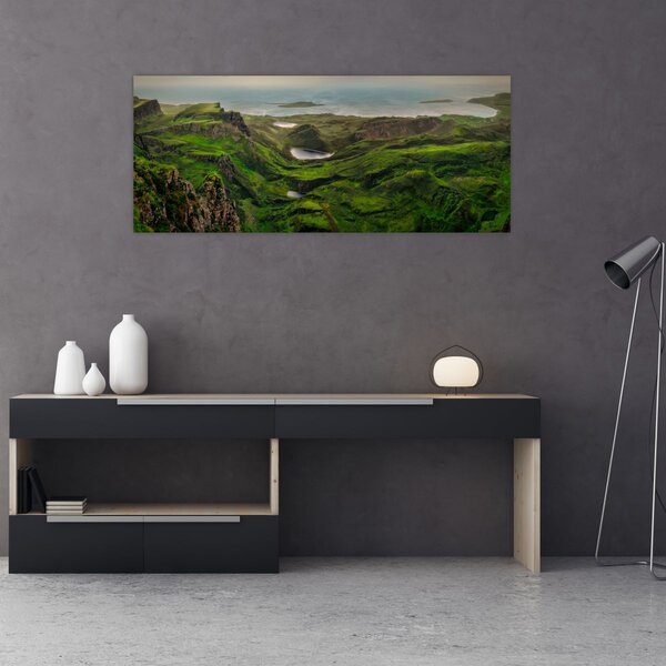 Obraz - Quiraing, Škótsko (120x50 cm)