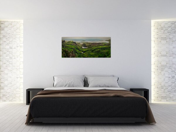 Obraz - Quiraing, Škótsko (120x50 cm)
