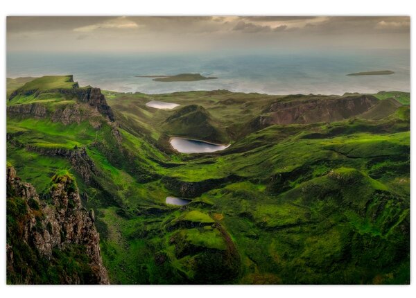 Obraz - Quiraing, Škótsko (90x60 cm)