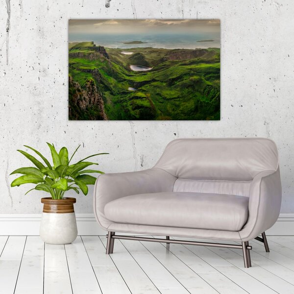 Obraz - Quiraing, Škótsko (90x60 cm)