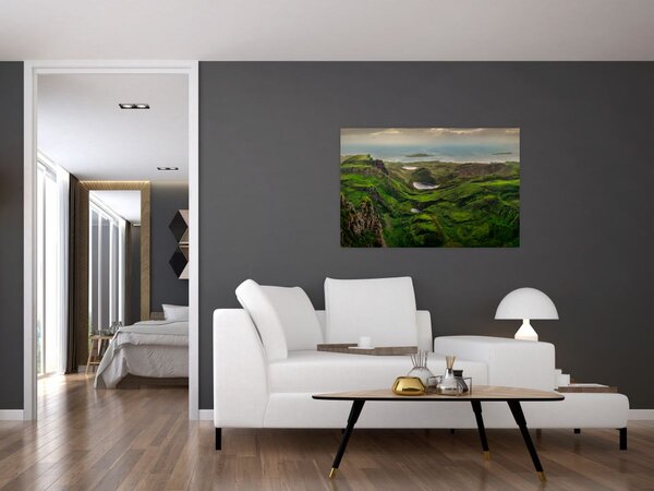 Obraz - Quiraing, Škótsko (90x60 cm)