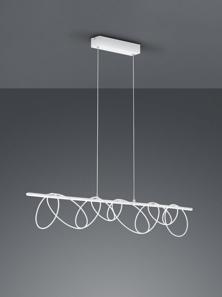 Trio R32081131 LED závesné stropné svietidlo Saba 1x18W | 1600L | 4000K - biela