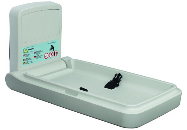 Bemeta Design Prebaľovací pult nástenný, plast, biela/sivá - 138235026