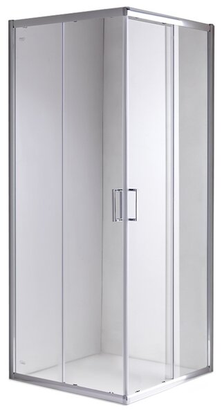 BPS-koupelny Štvorcový sprchový kút KZ93D 70x70 chróm/transparent - bez vaničky