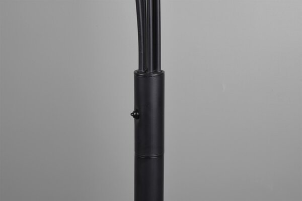 Trio R41031532 LED stojacie svietidlo Reed 5x3,5W | 1750lm | 3000K | IP20 - vypínač na tele, pamäťová funkcia, 3 fázové stmievanie, čierna