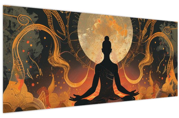 Obraz - Meditácia (120x50 cm)