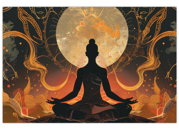 Obraz - Meditácia (90x60 cm)