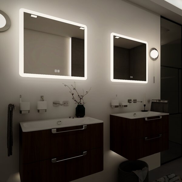 Nimco LED zrkadlo 600x600 s dvoma dotykovými senzormi - ZP 19066VX