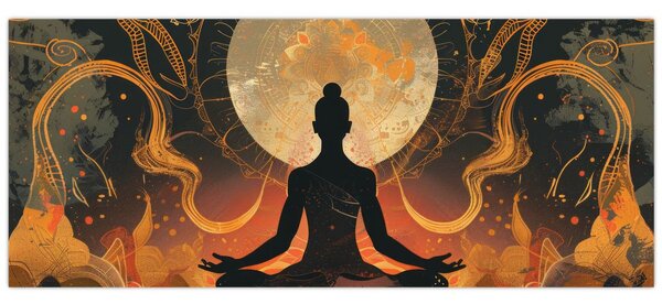 Obraz - Meditácia (120x50 cm)